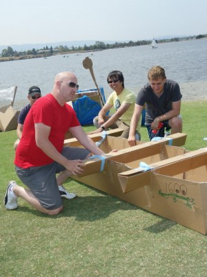 Google Team Building Event Boat Build