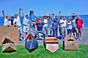 Team Building Event boat build